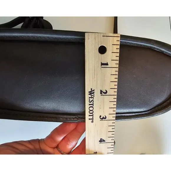 Vintage Coach Slim Duffle Sac Bag 9816 Leather Purse - Picture 13 of 13